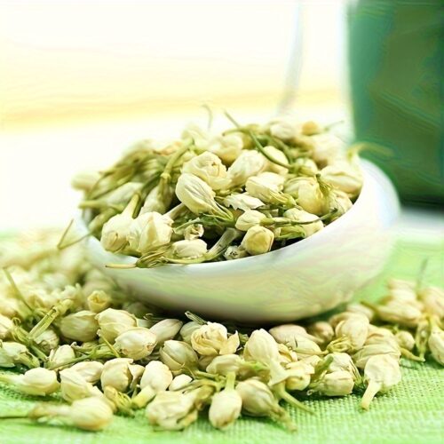 2.99 Oz Premium Jasmine Bud Herbal Tea – Savory, Floral, and Soothing Beverage for Relaxation – Caffeine-Free, Vegan-Friendly, and Rich in Antioxidants